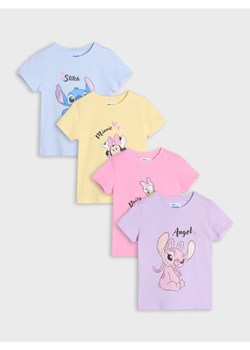 Sinsay - Koszulki 4 pack Disney - wielobarwny ze sklepu Sinsay w kategorii Bluzki dziewczęce - zdjęcie 184720303