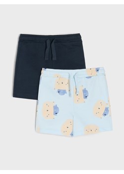 Sinsay - Szorty 2 pack - błękitny ze sklepu Sinsay w kategorii Odzież dla niemowląt - zdjęcie 184720320
