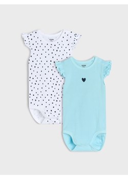 Sinsay - Body 2 pack - błękitny ze sklepu Sinsay w kategorii Body niemowlęce - zdjęcie 184720381