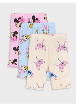 Sinsay - Legginsy 3 pack Disney - różowy ze sklepu Sinsay w kategorii Spodnie i półśpiochy - zdjęcie 184720440