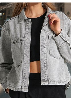 Sinsay - Koszula typu shacket z kieszeniami - szary ze sklepu Sinsay w kategorii Koszule damskie - zdjęcie 184720450