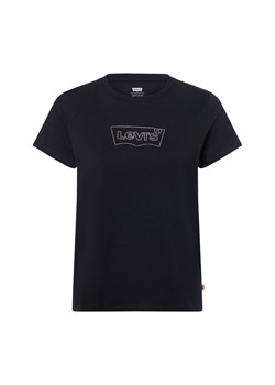 Levi's T-shirt damski Kobiety Bawełna antracytowy jednolity ze sklepu vangraaf w kategorii Bluzki damskie - zdjęcie 184721270