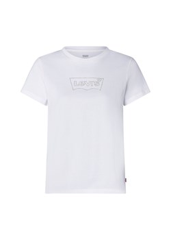 Levi's T-shirt damski Kobiety Bawełna biały jednolity ze sklepu vangraaf w kategorii Bluzki damskie - zdjęcie 184721271