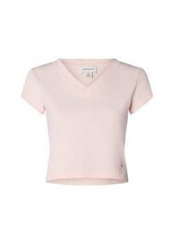 Calvin Klein Jeans Koszulka damska Kobiety Bawełna różowy jednolity ze sklepu vangraaf w kategorii Bluzki damskie - zdjęcie 184721304