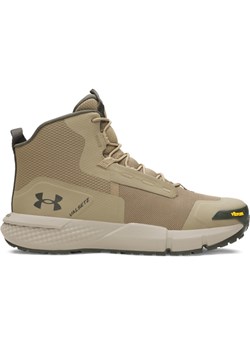 Męskie buty taktyczne Under Armour UA Charged Valsetz Mid - beżowe ze sklepu Sportstylestory.com w kategorii Buty trekkingowe męskie - zdjęcie 184722010