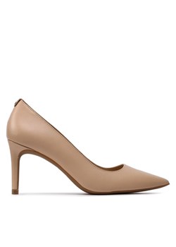 Szpilki MICHAEL Michael Kors Alina Flex Pump 40F2HNMP2L Beżowy ze sklepu eobuwie.pl w kategorii Czółenka - zdjęcie 184722213