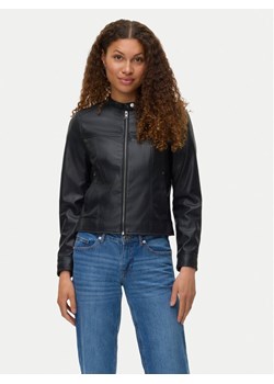Vero Moda Kurtka z imitacji skóry Amanda 10331229 Czarny Regular Fit ze sklepu MODIVO w kategorii Kurtki damskie - zdjęcie 184722400