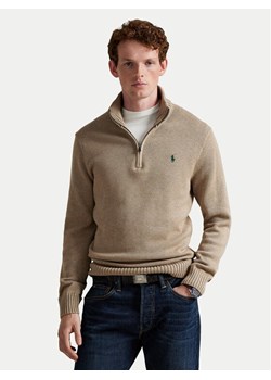 Polo Ralph Lauren Sweter 710859939510 Beżowy Regular Fit ze sklepu MODIVO w kategorii Swetry męskie - zdjęcie 184722451
