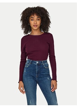 ONLY Bluzka Carlotta 15291987 Fioletowy Regular Fit ze sklepu MODIVO w kategorii Bluzki damskie - zdjęcie 184722462