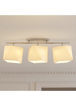 Klasyczna lampa sufitowa do salonu regulowana DETROIT z kremowymi abażurami ze sklepu Lysne w kategorii Lampy sufitowe - zdjęcie 184724153