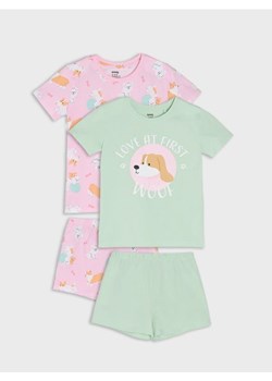 Sinsay - Piżamy 2 pack - różowy ze sklepu Sinsay w kategorii Piżamy dziecięce - zdjęcie 184724764