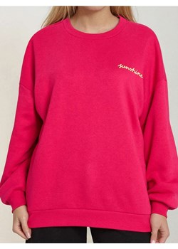 Sinsay - Bluza z nadrukiem na plecach - różowy ze sklepu Sinsay w kategorii Bluzy damskie - zdjęcie 184724822