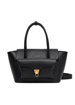 Torebka Coccinelle T8A Coccinelledouble Beat E1 T8A 18 02 01 Czarny ze sklepu eobuwie.pl w kategorii Torby Shopper bag - zdjęcie 184725174