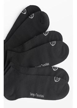 3-pack skarpetki stopki sportowe bawełniane czarne 1007 Sergio Tacchini, Kolor czarny, Rozmiar 35-38, Sergio Tacchini ze sklepu Primodo w kategorii Skarpetki damskie - zdjęcie 184726364