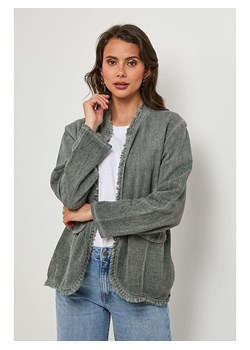 Lin Passion Blezer w kolorze khaki ze sklepu Limango Polska w kategorii Poncza - zdjęcie 184726430