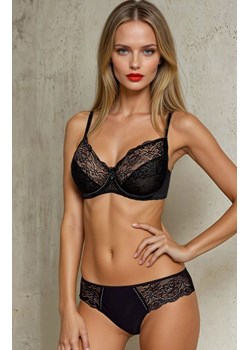 Koronkowy czarny biustonosz miękki soft Mia, Kolor czarny, Rozmiar 65C, PariPari Lingerie ze sklepu Intymna w kategorii Biustonosze - zdjęcie 184726641