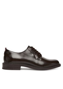 Półbuty HUGO Lysander 50548654 Brązowy ze sklepu eobuwie.pl w kategorii Buty eleganckie męskie - zdjęcie 184727164
