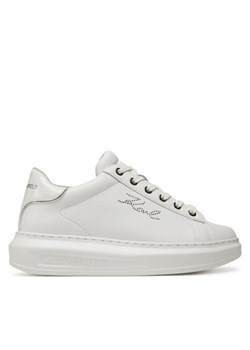 Sneakersy KARL LAGERFELD Kapri KL62518 Biały ze sklepu eobuwie.pl w kategorii Buty sportowe damskie - zdjęcie 184727232