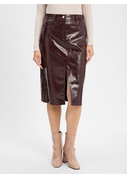 Liu Jo Collection Spódnica damska Kobiety Bawełna bordowy jednolity ze sklepu vangraaf w kategorii Spódnice - zdjęcie 184727922