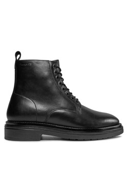 Kozaki Gant Boggar Mid Boot 27641330 Czarny ze sklepu eobuwie.pl w kategorii Buty zimowe męskie - zdjęcie 184729902