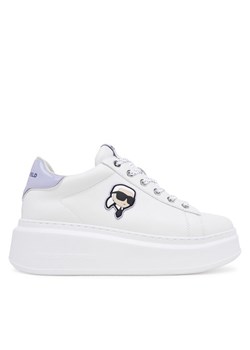 KARL LAGERFELD Sneakersy Anakapri KL63530N Biały ze sklepu MODIVO w kategorii Buty sportowe damskie - zdjęcie 184730221