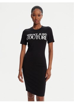Versace Jeans Couture Sukienka codzienna 79HAOE05 CJ02E Czarny Slim Fit ze sklepu MODIVO w kategorii Sukienki - zdjęcie 184730342