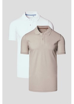 Zestaw 2 Koszulek Polo Bawełnianych Cassian ze sklepu Lancerto S.A. w kategorii T-shirty męskie - zdjęcie 184731524