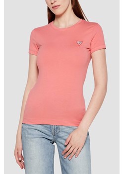 GUESS Różowy damski t-shirt Mini, Rozmiar XS ze sklepu outfit.pl w kategorii Bluzki damskie - zdjęcie 184734111