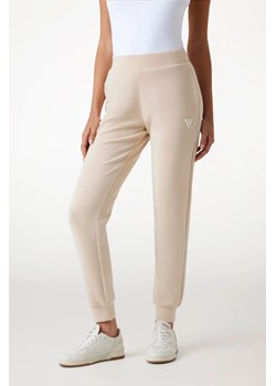 GUESS Spodnie damskie dresowe w kolorze taupe Olympe, Rozmiar S ze sklepu outfit.pl w kategorii Spodnie damskie - zdjęcie 184734232
