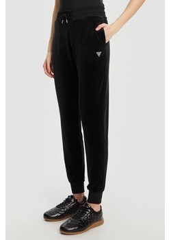 GUESS Czarne damskie spodnie dresowe Couture, Rozmiar XS ze sklepu outfit.pl w kategorii Spodnie damskie - zdjęcie 184734243