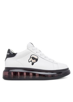 Sneakersy KARL LAGERFELD Kapri Kushion KL62630N Biały ze sklepu eobuwie.pl w kategorii Buty sportowe damskie - zdjęcie 184734393