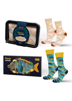 Skarpetki Pierogi i Karp Wigilijny 2-pak ze sklepu Sklep SOXO w kategorii Skarpetki damskie - zdjęcie 184734890