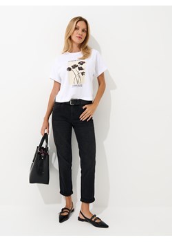 Mohito - T-shirt z nadrukiem - biały ze sklepu Mohito w kategorii Bluzki damskie - zdjęcie 184735212