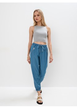 Mohito - Spodnie joggery - niebieski ze sklepu Mohito w kategorii Spodnie damskie - zdjęcie 184735273