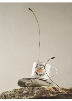 Sinsay - Ceramiczny kubek z uchem z jesiennym nadrukiem - wielobarwny ze sklepu Sinsay w kategorii Dom - zdjęcie 184736452