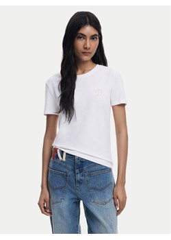 Desigual T-Shirt Amber 25WWTK07 Biały Regular Fit ze sklepu MODIVO w kategorii Bluzki damskie - zdjęcie 184738854