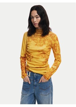 Desigual Golf Ottawa 25WWJF38 Żółty Regular Fit ze sklepu MODIVO w kategorii Swetry damskie - zdjęcie 184738894