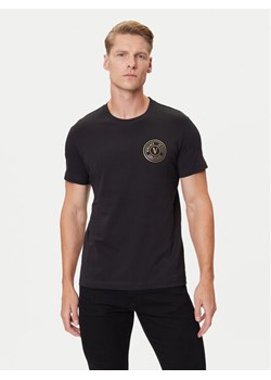 Versace Jeans Couture T-Shirt 79GAHT00 CJ00T Czarny Regular Fit ze sklepu MODIVO w kategorii T-shirty męskie - zdjęcie 184738902