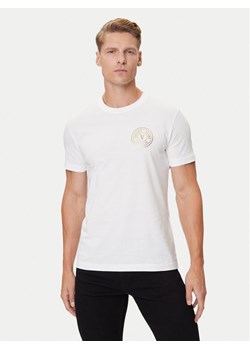 Versace Jeans Couture T-Shirt 79GAHT00 CJ00T Biały Regular Fit ze sklepu MODIVO w kategorii T-shirty męskie - zdjęcie 184741314