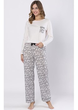 Bawełniana piżama damska Baśka 1698, Kolor piaskowy, Rozmiar M, Leveza ze sklepu Primodo w kategorii Piżamy damskie - zdjęcie 184741502