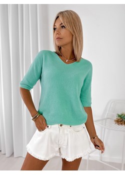 sweter diane miętowy one size ze sklepu UBRA w kategorii Swetry damskie - zdjęcie 184741741