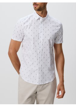 Reserved - Bawełniana koszula slim fit - granatowy ze sklepu Reserved w kategorii Koszule męskie - zdjęcie 184743463