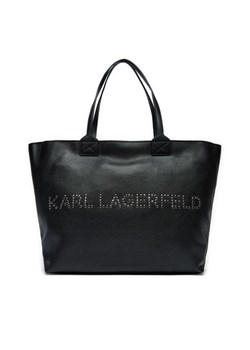 Torebka KARL LAGERFELD 245W3086 Czarny ze sklepu eobuwie.pl w kategorii Torby Shopper bag - zdjęcie 184744403