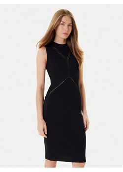 Marciano Guess Sukienka dzianinowa 5YGK18 5876Z Czarny Slim Fit ze sklepu MODIVO w kategorii Sukienki - zdjęcie 184744610