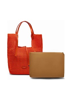 GIANNI CHIARINI Shopperka + saszetka AVA | z dodatkiem skóry ze sklepu Gomez Fashion Store w kategorii Torby Shopper bag - zdjęcie 184745542