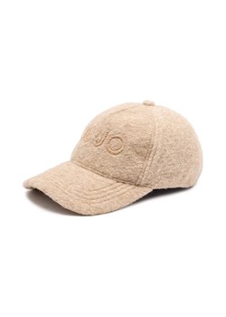 Liu Jo Bejsbolówka | z dodatkiem wełny - id: LC255W000091W04 - marki Liu Jo - 184745612 Liu Jo Bejsbolówka | z dodatkiem wełny ze sklepu Gomez Fashion Store w kategorii Czapki z daszkiem damskie - zdjęcie 184745612