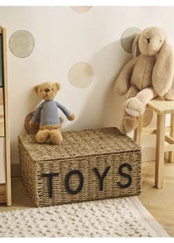 Sinsay - Kosz do przechowywania z napisem TOYS - beżowy ze sklepu Sinsay w kategorii Dom - zdjęcie 184749071