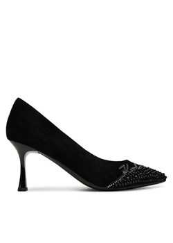 Czółenka KARL LAGERFELD Sienna Signature Pump KL32712 Czarny ze sklepu eobuwie.pl w kategorii Czółenka - zdjęcie 184749094