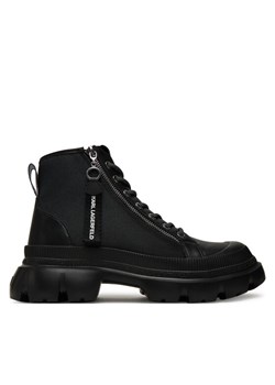 Trapery KARL LAGERFELD KL43543 Czarny ze sklepu eobuwie.pl w kategorii Workery damskie - zdjęcie 184749100