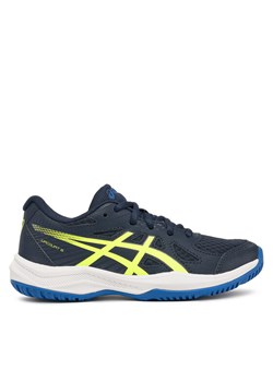 Buty halowe Asics Upcourt 6 Gs 1074A045 Granatowy ze sklepu eobuwie.pl w kategorii Buty sportowe dziecięce - zdjęcie 184749141
